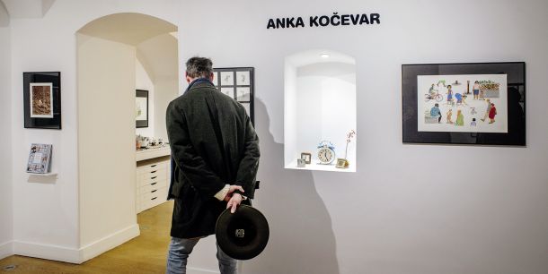 Anka Kočevar in Paolo Cossi: Zaspanost in alkimija; Živel strip! Živela animacija! 24, Galerija Centra ilustracije, LJ 