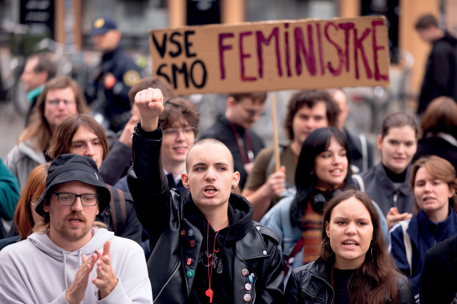 Moje telo – moja odločitev. Protest proti zahtevam ljudi, zbranih v pobudi Pohod za življenje