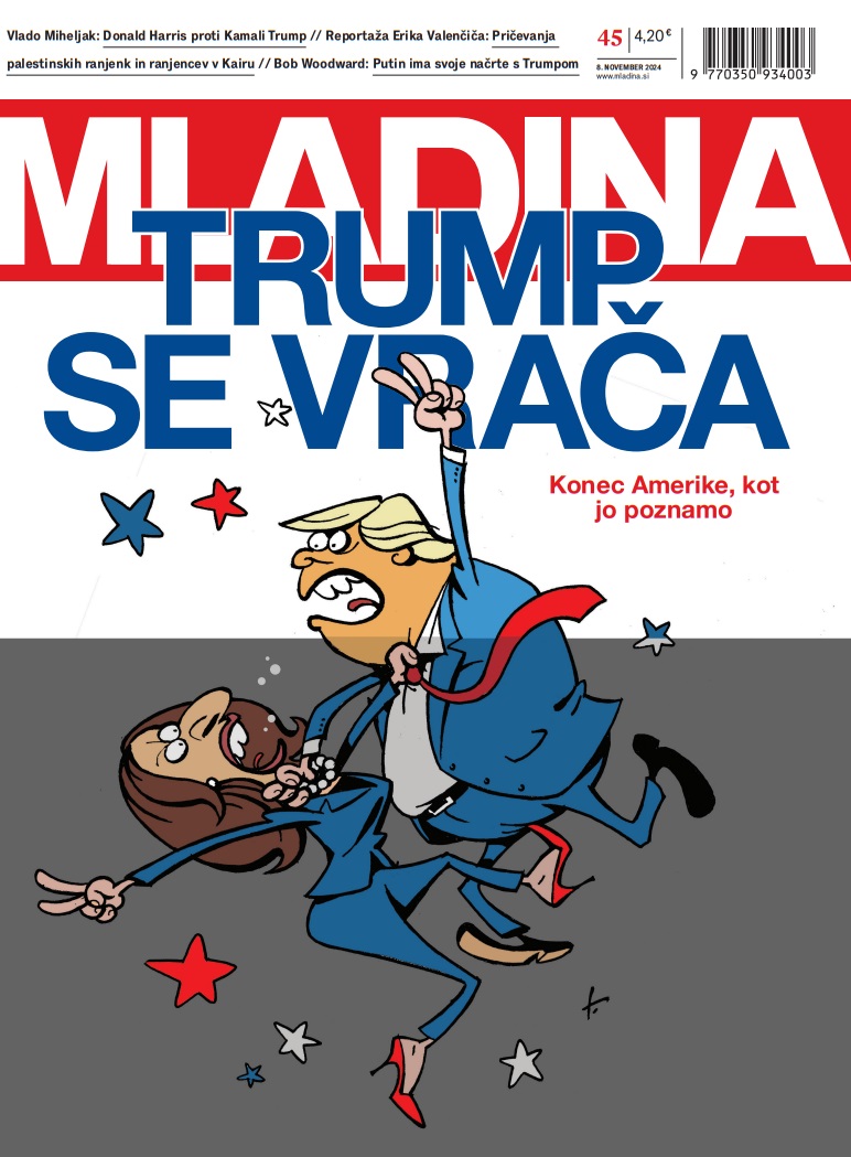 Naslovnica nove Mladine / TRUMP SE VRAČA