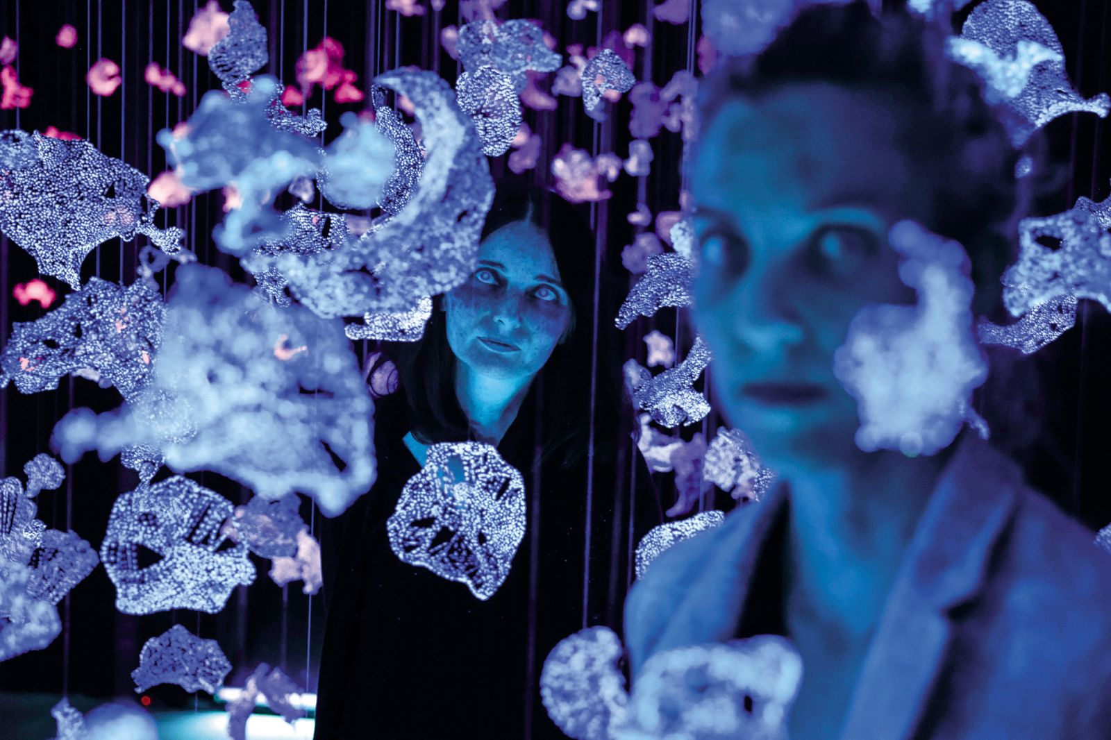 Skupinska kiparska razstava Različnosti; Mestna galerija Ljubljana: Natalija R. Črnčec, JUNEsHELEN, Nina Šardi: Cvetovi svetlobe | Borut Krajnc