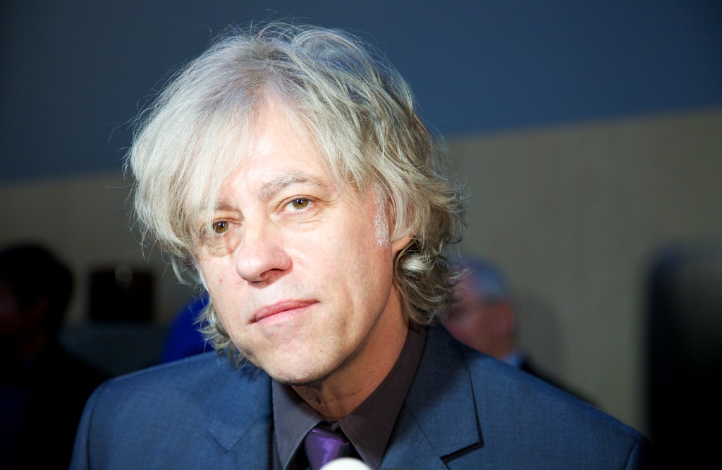 Geldof je znan ne le kot pevec skupine The Boomtown Rats, ampak morda še bolj kot idejna vodja koncertov Live Aid