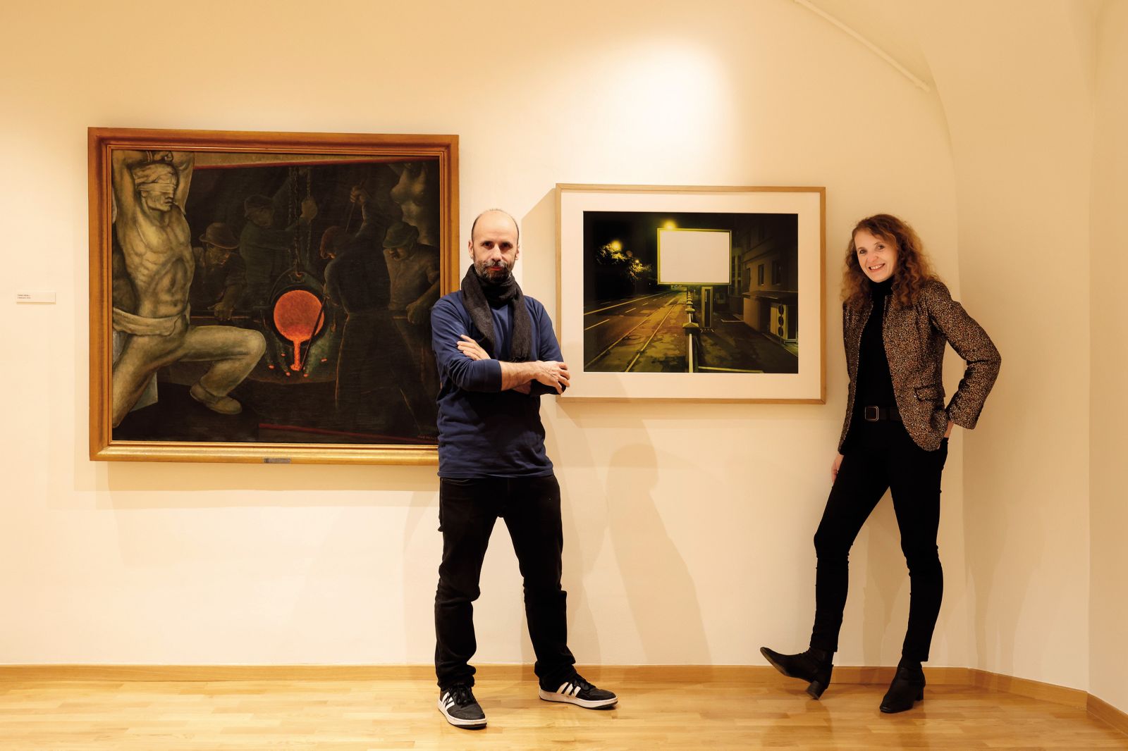 Stanje stvari; skupinska razstava iz likovne zbirke Riko; Miha Colner in Polona Lovšin, Galerija Miklova hiša, Ribnica | Jaka Babnik