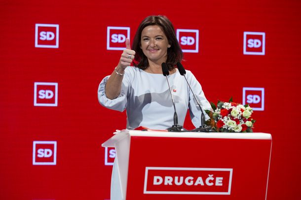 Predsednica Socialnih demokratov Tanja Fajon