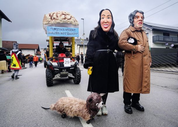 Golob, Gaber in nutrija; pustni karneval, Vir pri Domžalah