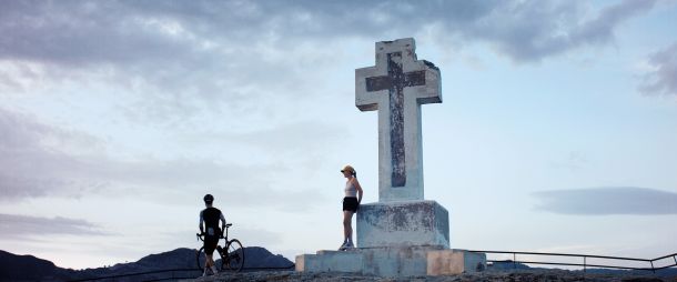 Blaž Murn in Maja Doroteja Prelog na snemanju dokumentarnega filma Cent’anni 