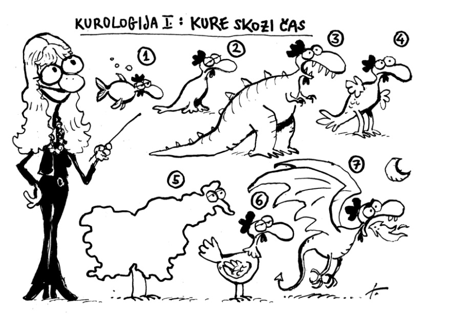 »Dinozavri so predniki kur, ptiči so kure, zmaji pa so potomci kur«