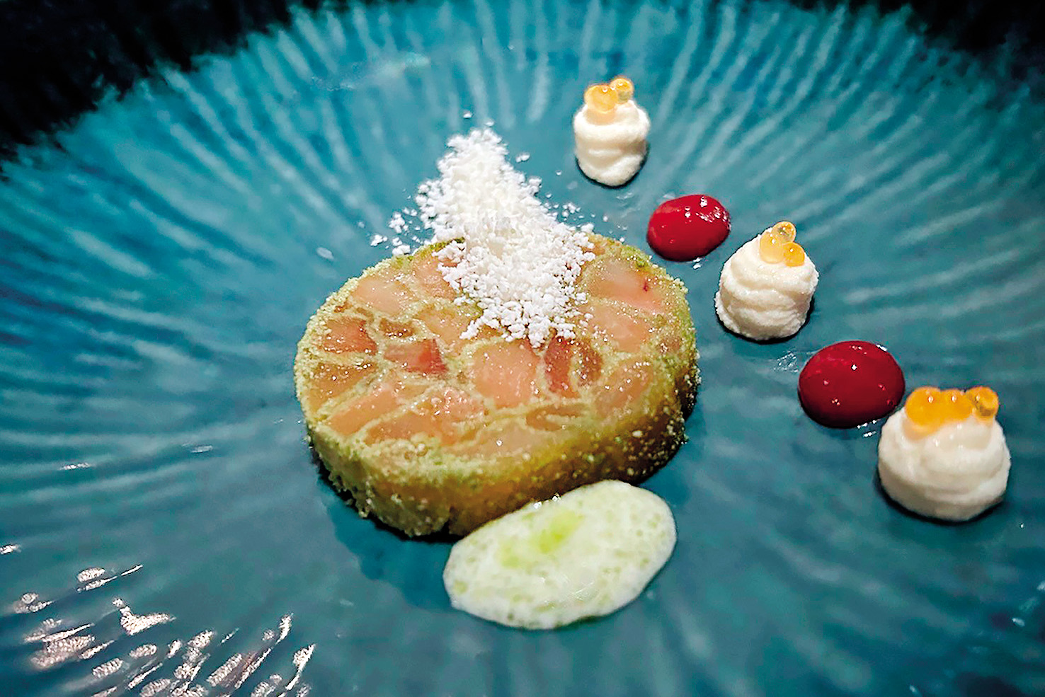 Mozaik soške postrvi