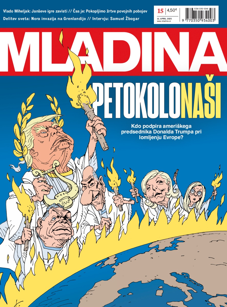 Naslovnica nove Mladine /  PetokoloNAŠI