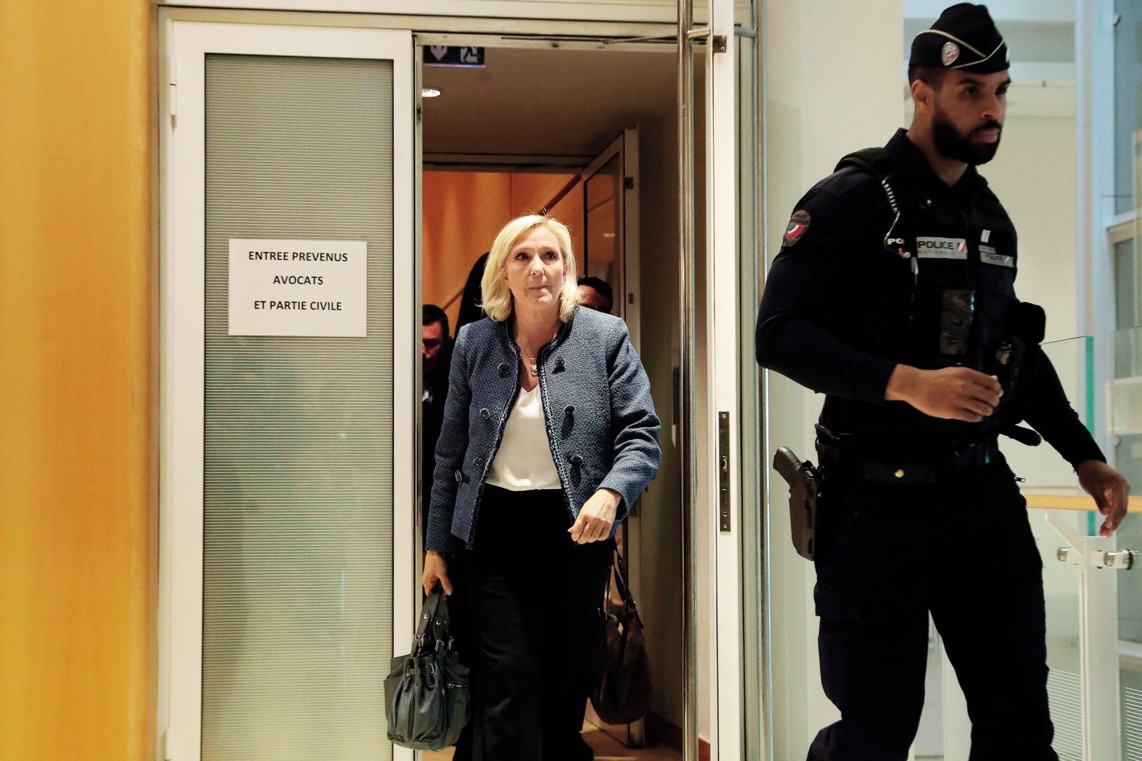 Marine Le Pen na pariškem sodišču