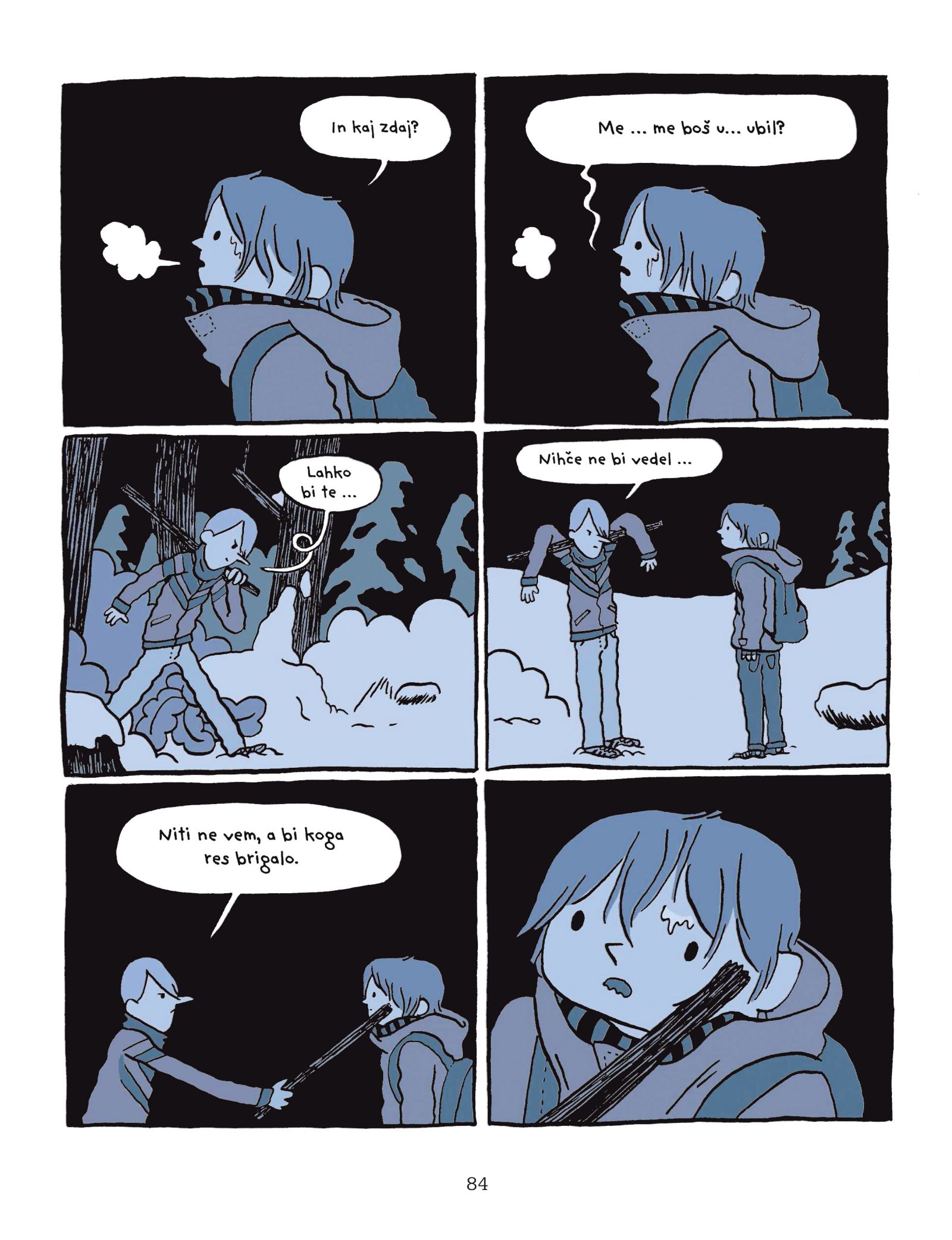 Del notranosti risoromana, v središču katerega je na videz tipični mladostnik Joe. Nihče pa ne ve, da se mu v šolo ne mudi, ker tam nanj preži Jason, na videz tipični, šolski, filmski primer nasilneža.