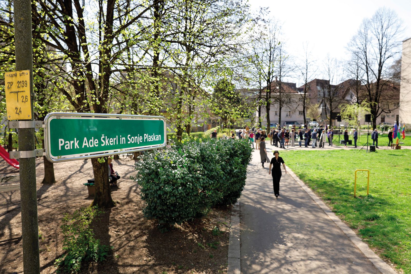 Park Ade Škerl in Sonje Plaskan 