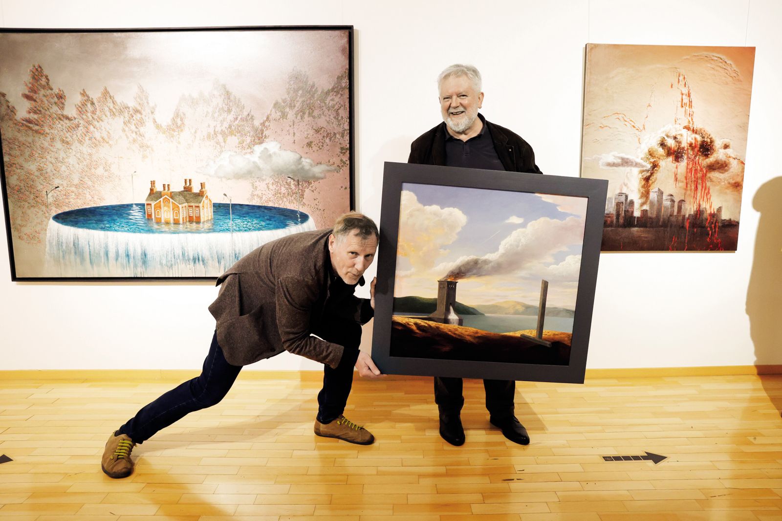 Aleksij Kobal in Narcis Kantardžić: Narcisov stolp, Generali galerija, LJ | Borut Krajnc