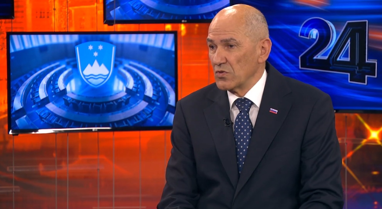 Janez Janša v oddaji 24ur zvečer na Pop TV