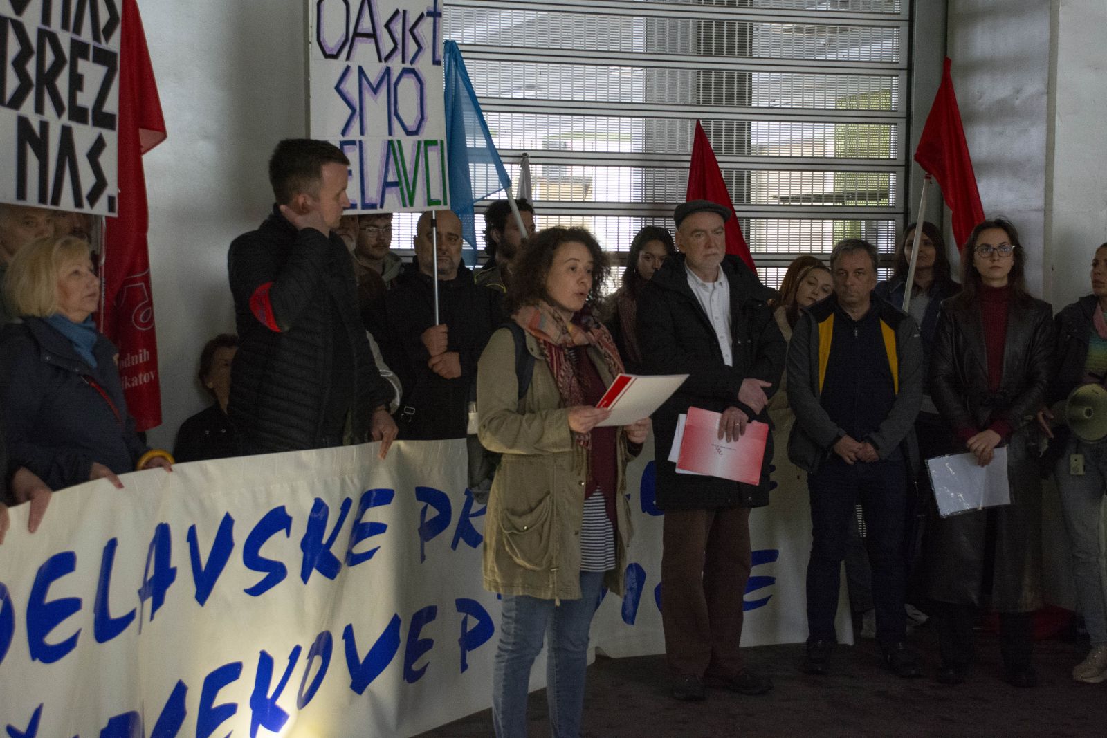 Protest osebnih asistentov