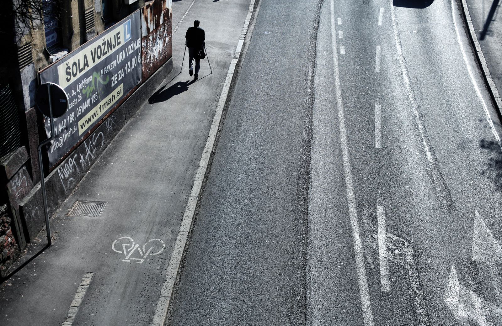 Različni asfalti v Ljubljani