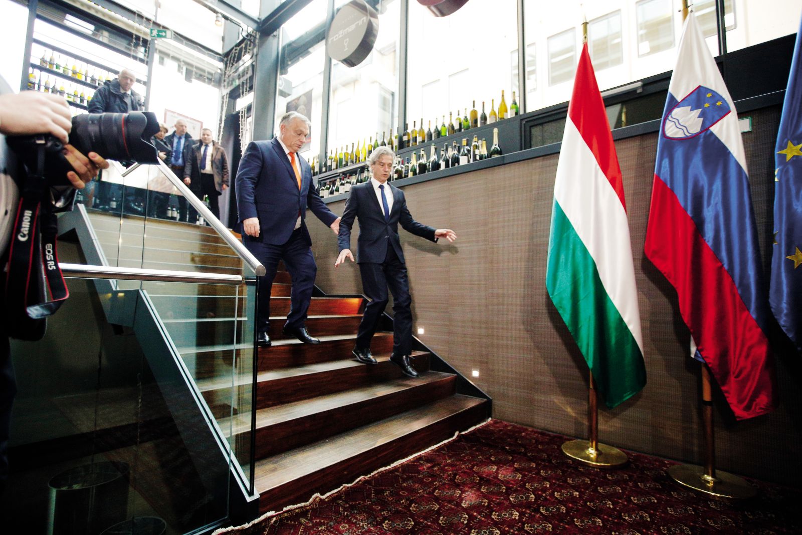 Viktor Orbán in Robert Golob 