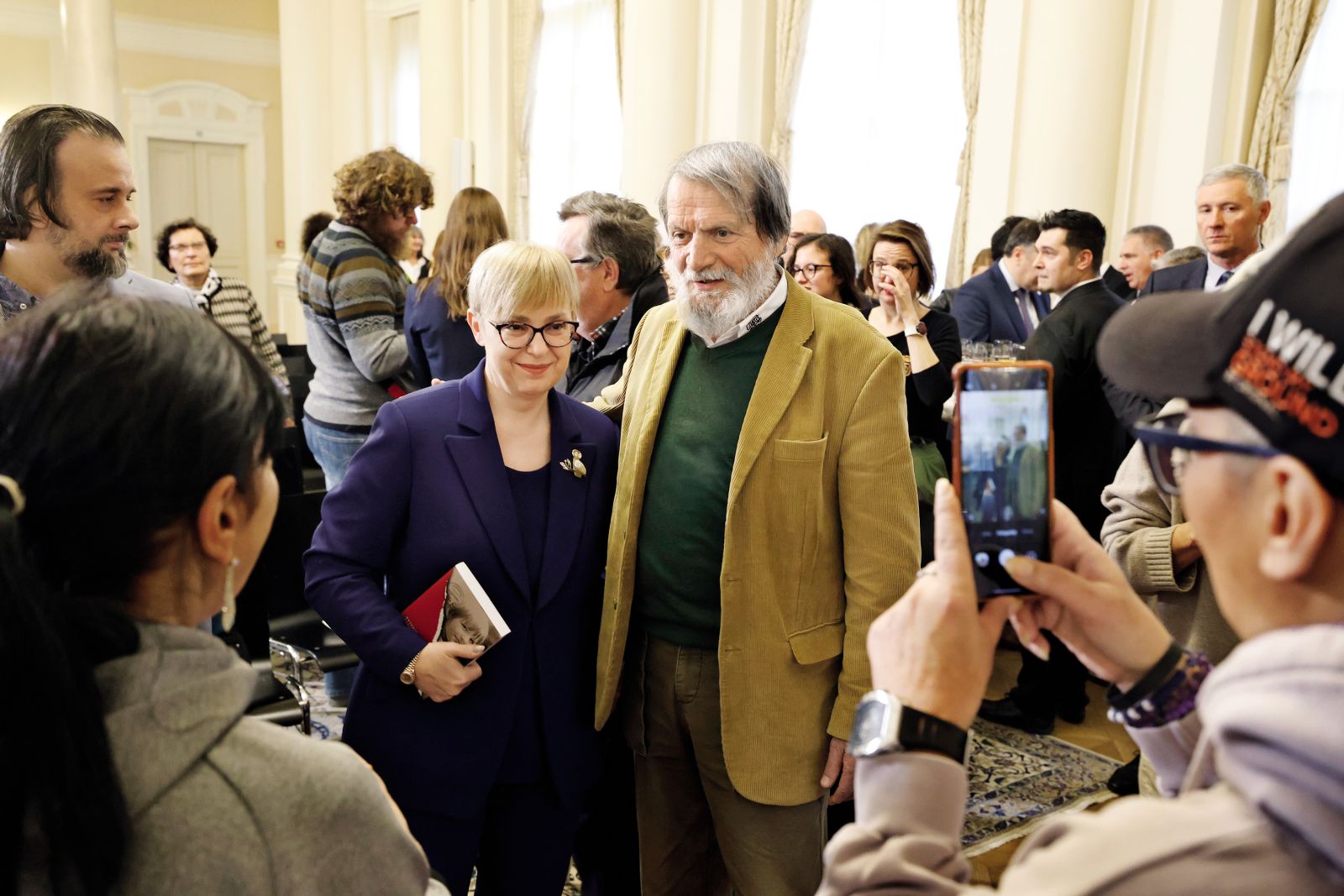 Predsednica republike Nataša Pirc Musar in Budimir Vuković