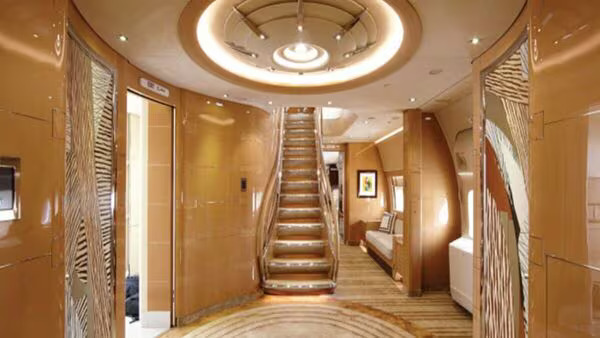 Notranjost luksuznega letala