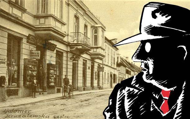 Fritz Lang v Ljutomeru, kjer je kot mladenič, v drugi polovici leta 1915, prebil pol leta svojega življenja. Stanoval je pri dr. Karolu Grossmannu, avtorju prvih slovenskih filmov.