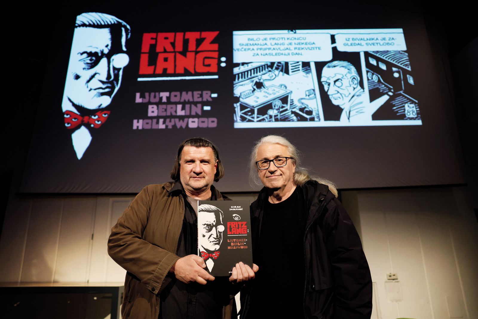 Zoran Smiljanić: Fritz Lang: Ljutomer– Berlin–Hollywood, predstavitev z Marcelom Štefančičem, Atrij ZRC, LJ | Borut Krajnc