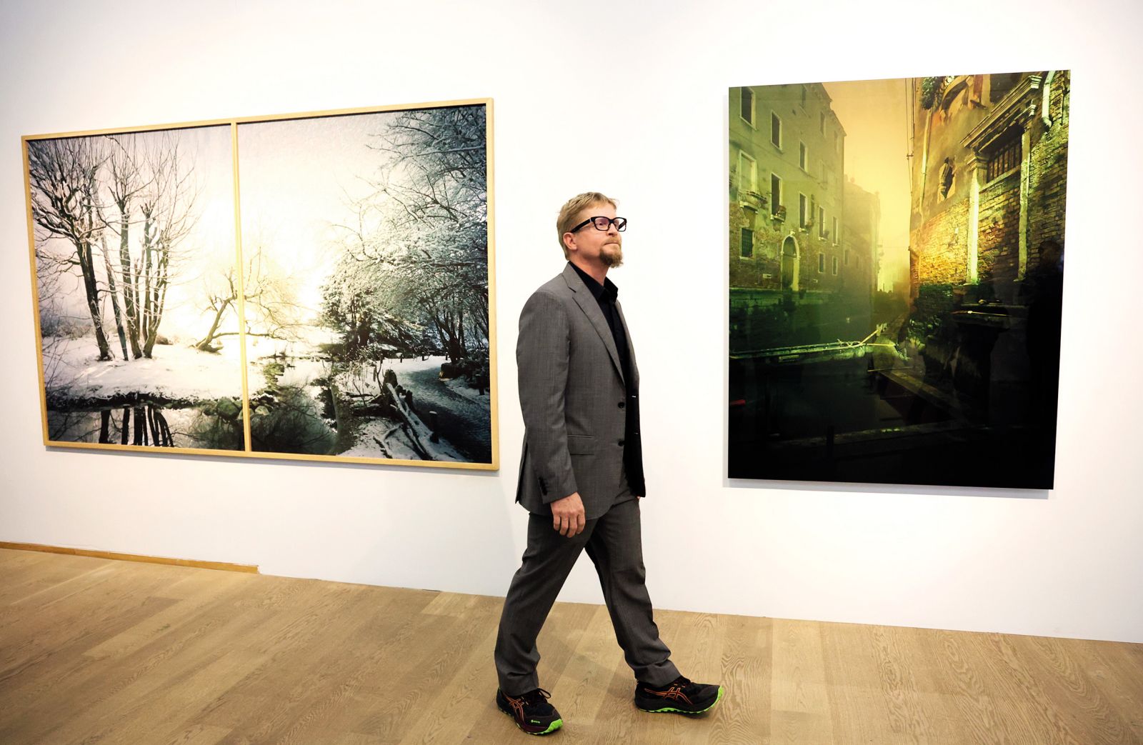 Primož Bizjak: Sivi svet je moder in zelen, Mestna galerija Piran | Jadran Rusjan