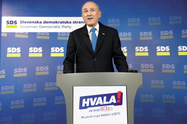 Janez Janša po zmagi na referendumu o dodatkih k pokojninam za izjemne umetnike 