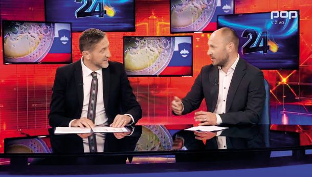 Soočenje Klemna Boštjančiča in Jerneja Vrtovca v oddaji 24ur zvečer 