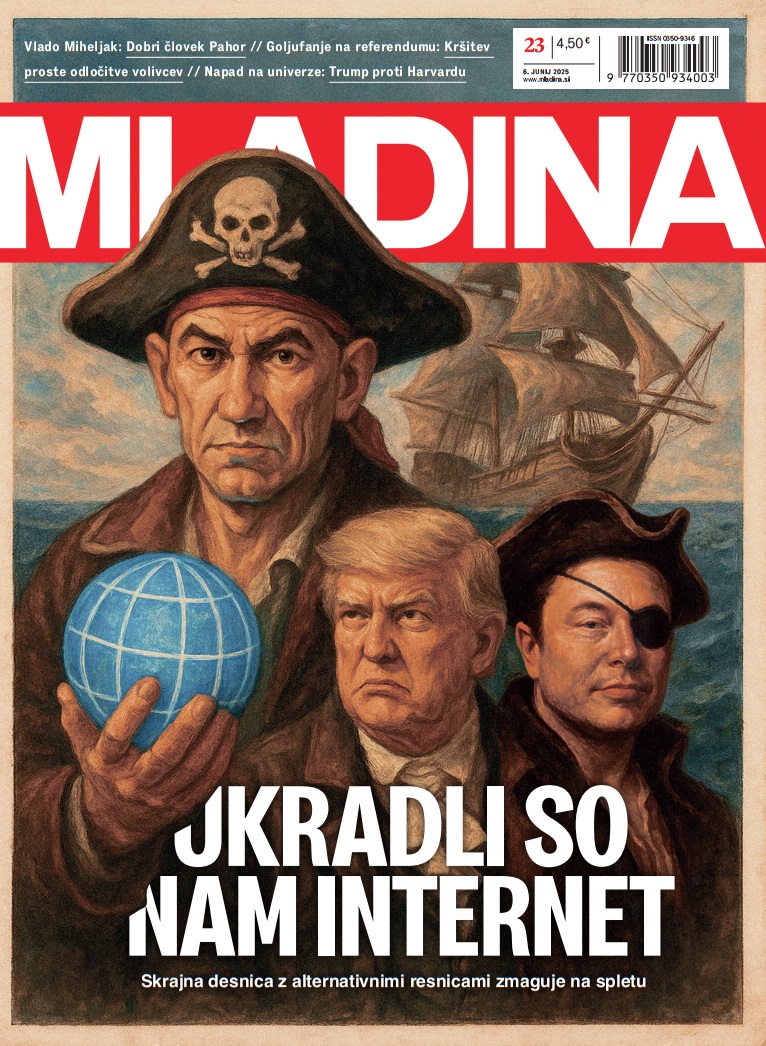 MLADINA 23 2025: UKRADLI SO NAM INTERNET