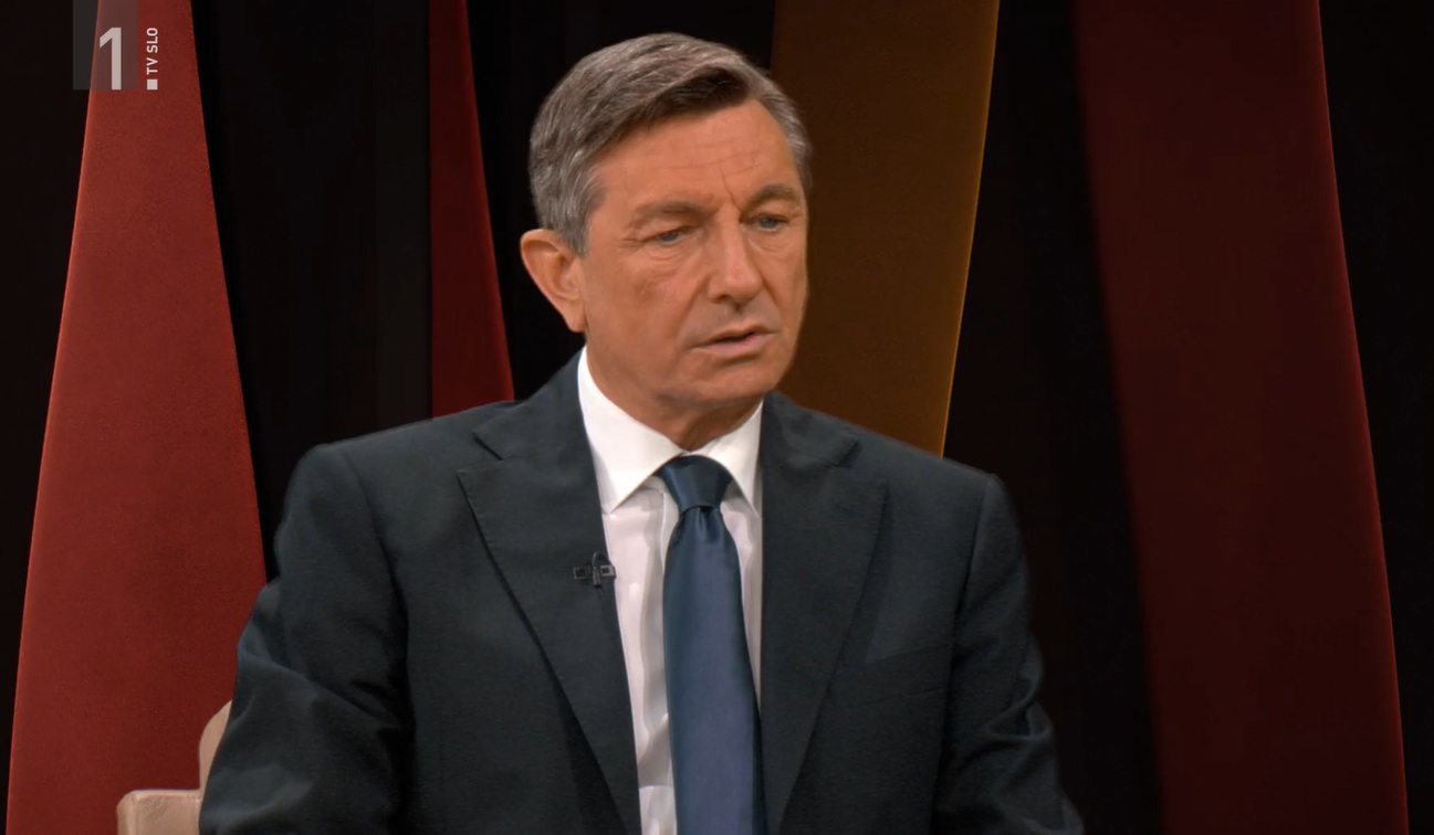 Borut Pahor v oddaji Intervju na TV Slovenija