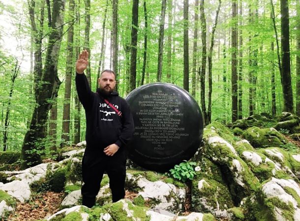 Purgar med obiskom Kočevskega roga leta 2021