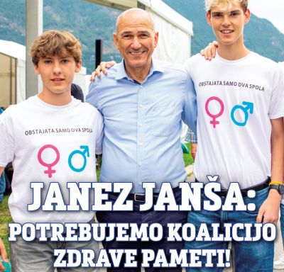 »Če bi mi 10 let nazaj nekdo rekel, da bomo morali nositi majico z napisom ’Obstajata samo dva spola’, bi mislil, da je kolega nekaj preveč popil.« Janez Janša na taboru SDS