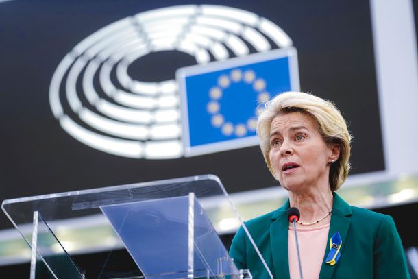 Ursula von der Leyen / »Evropa pozdravlja napoved predsednika Trumpa o prekinitvi ognja«