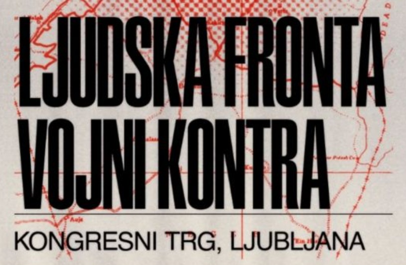Protest proti militaritaciji in članstvu Slovenije v Natu