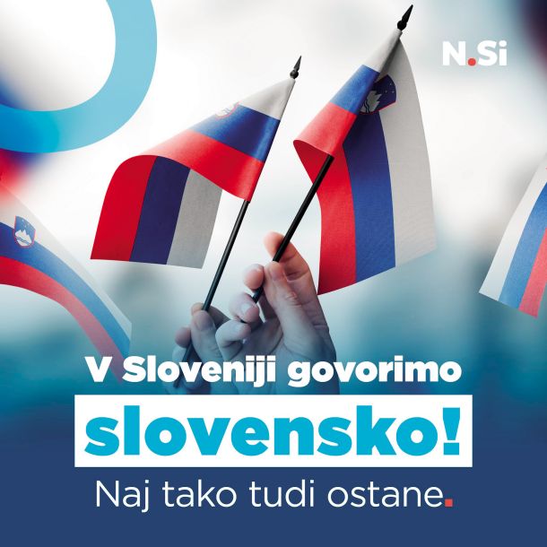 Koalicija je nameravala sprejeti soliden zakon o uresničevanju kulturnih pravic narodov nekdanje SFRJ, a je zaradi groženj z referendumom končna različica zakona razvodenela (na fotografiji propaganda NSi) 