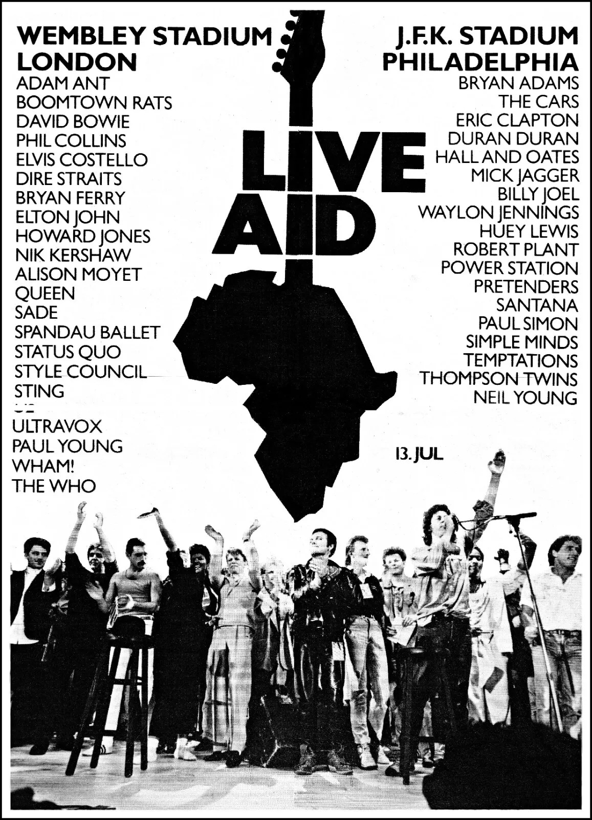 Legendarni plakat za koncert Live Aid