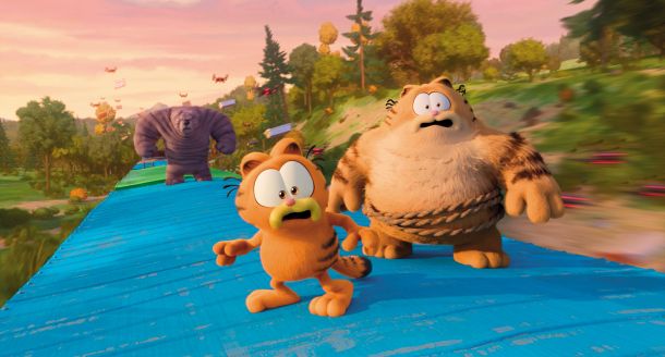 Najnovejši celovečerec o mačkonu Garfieldu: animatorji program Ziva VFX uporabljajo tudi takrat, ko ne stremijo k fotorealizmu.