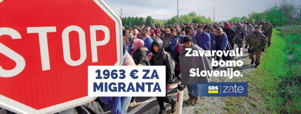 Veliki obcestni plakati SDS iz leta 2018