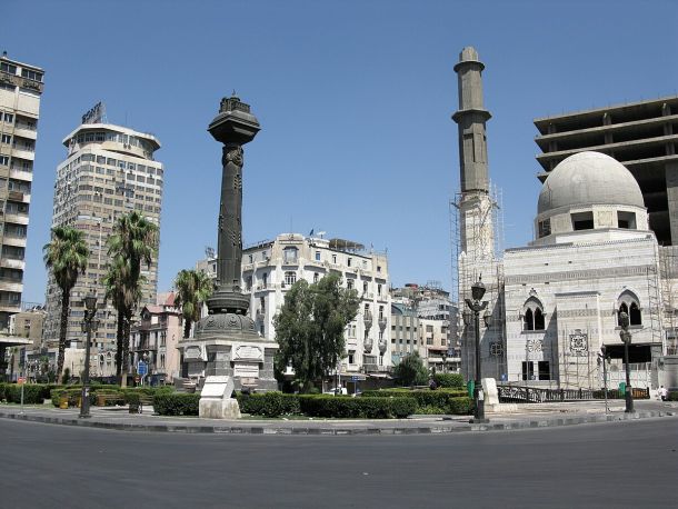 Center Damaska, pred bombardiranjem