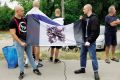 Domoljubi proti Romom na protestnem shodu v Ljubljani 