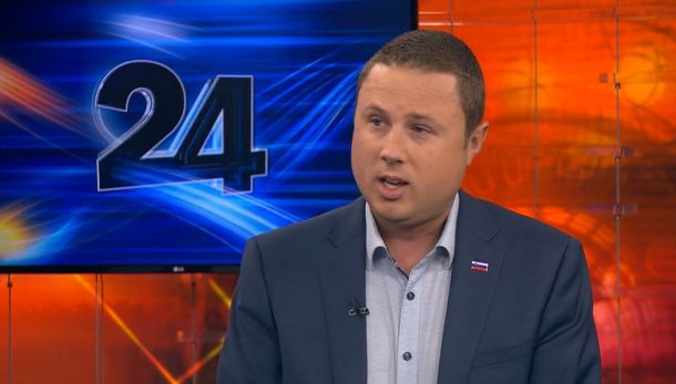 Žan Mahnič v oddaji 24ur zvečer na POP TV