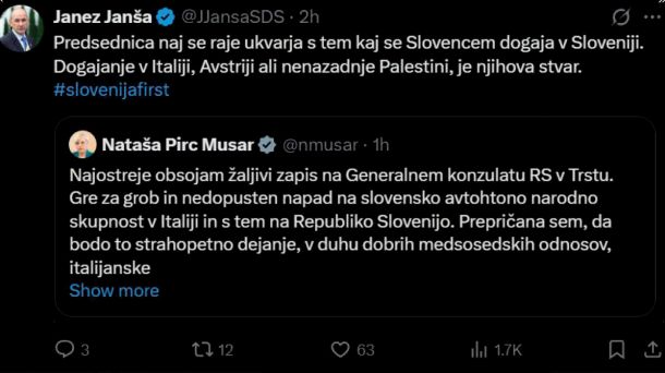 Protislovenska akcija v Sloveniji 