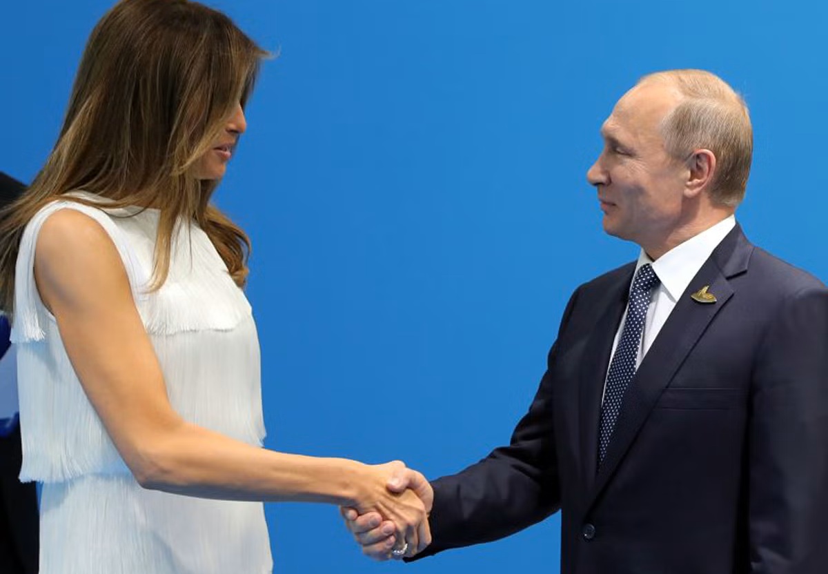 Kaj je Melania Trump v pismu napisala Putinu?