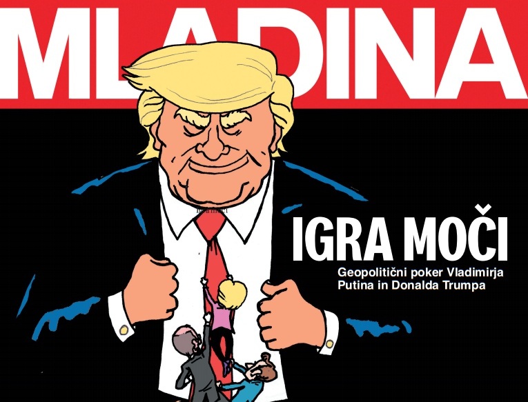 Naslovnica nove Mladine / IGRA MOČI