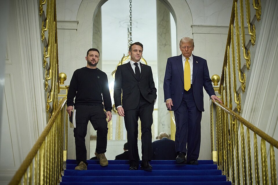 Zelenski, Macron in Trump