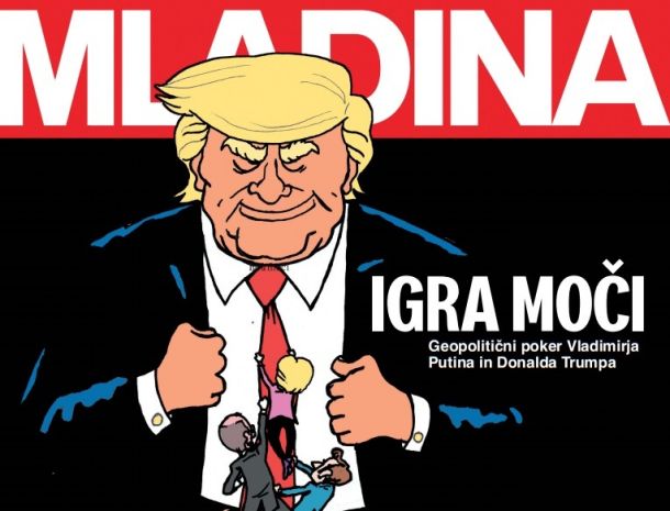 Naslovnica nove Mladine / IGRA MOČI