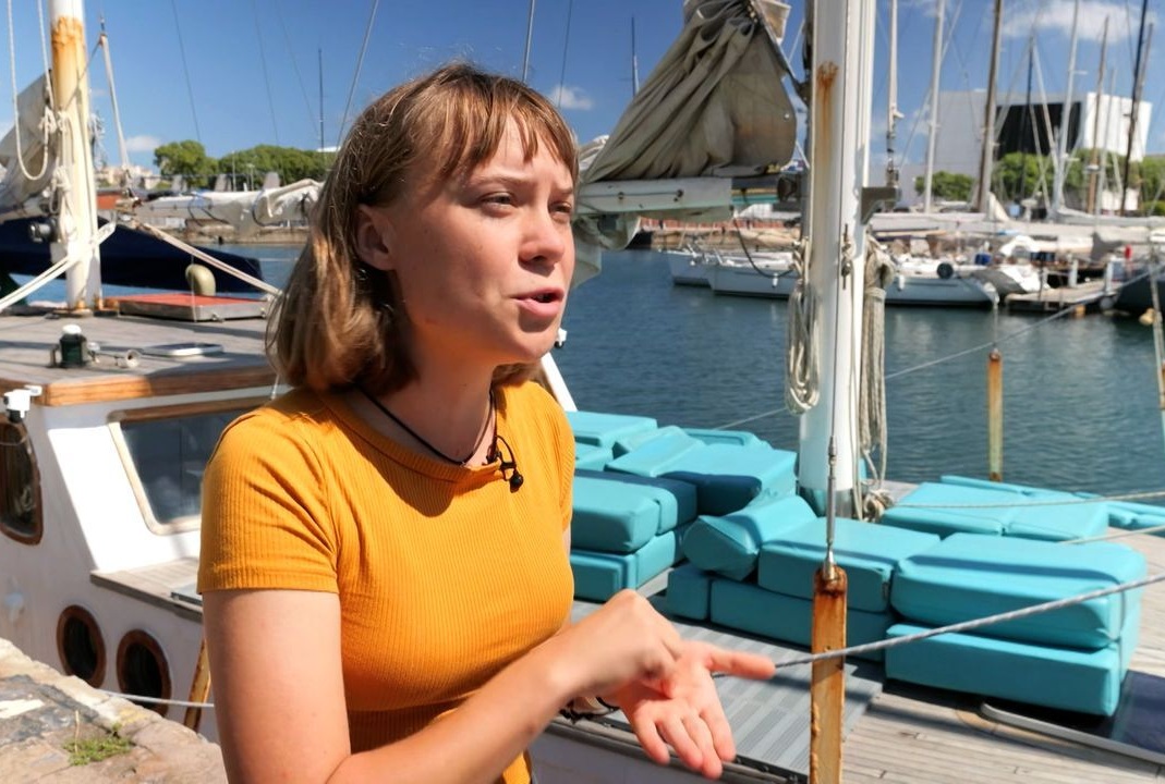 Greta odplula proti Gazi z 20 ladjami