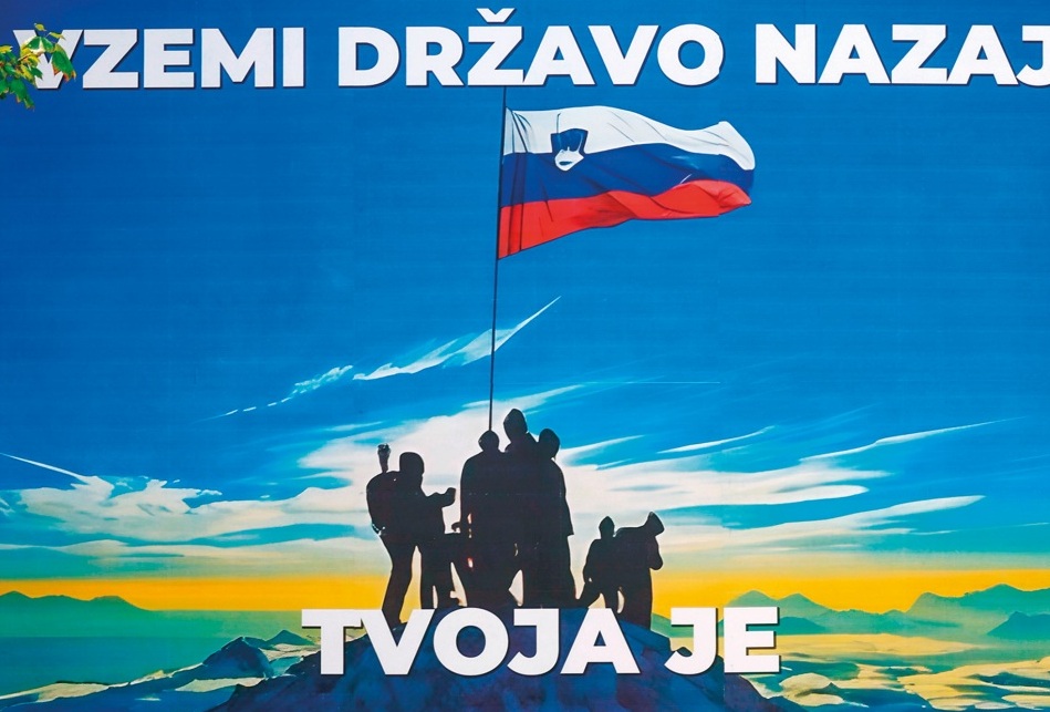 Naslovnica nove Mladine / KDO JE UKRADEL DRŽAVO?
