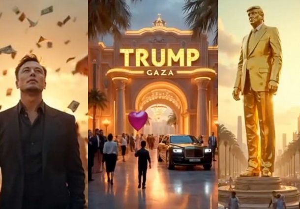 Donald Trump je pred časom objavil video o povojni Gazi, ki ga je ustvarila umetna inteligenca