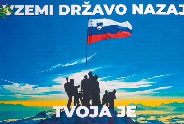 Naslovnica nove Mladine / KDO JE UKRADEL DRŽAVO?