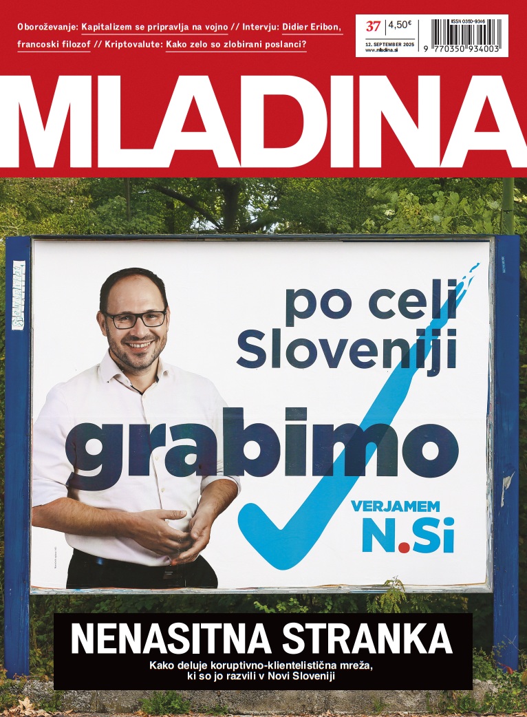MLADINA 37 2025: NENASITNA STRANKA